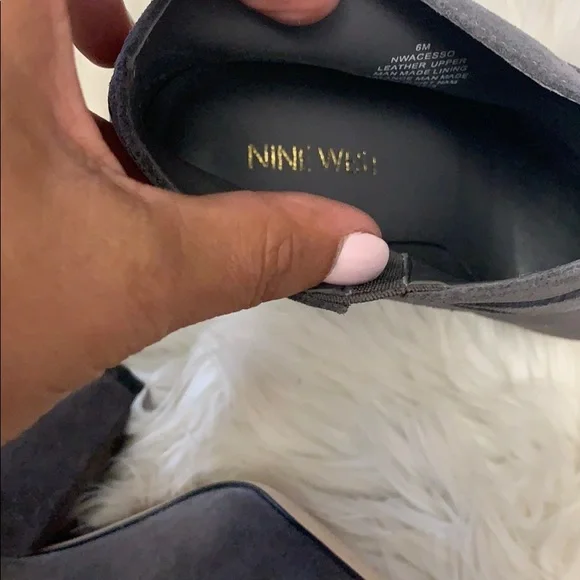 Nine West gray suede booties - Picture 5 of 6